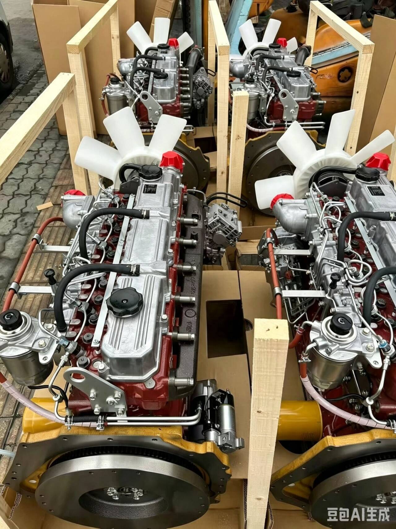Dizelski motorji Mitsubishi S4S in S6S na zalogi — za viličarje, mini nakladalce in pometače