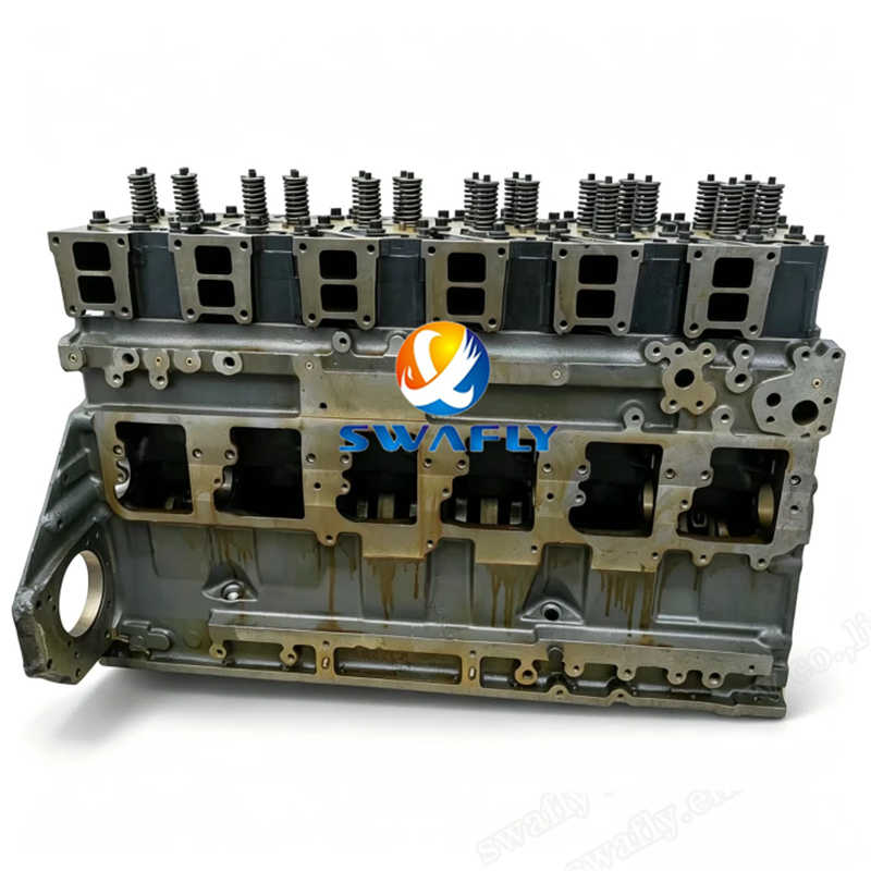 Čisto nov sklop motorja z dolgim ​​blokom Komatsu SAA6D125E-2 za bager PC400 PC450